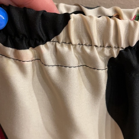 NEW ZARA TRAFALUC COLLECTION women’s STATEMENT PALAZZO PANTS. Size Med boho - Picture 6 of 13